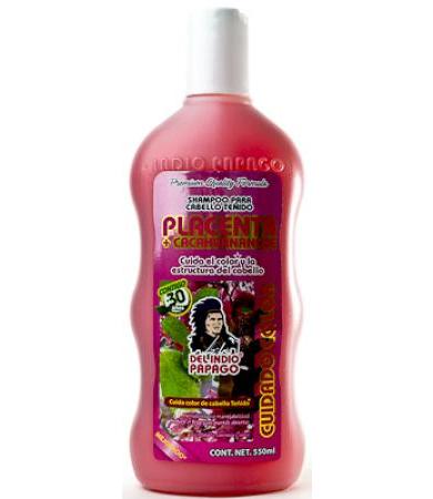 SHAMPOO DE PLACENTA + CACAHUANANCHE INDIO PAPAGO