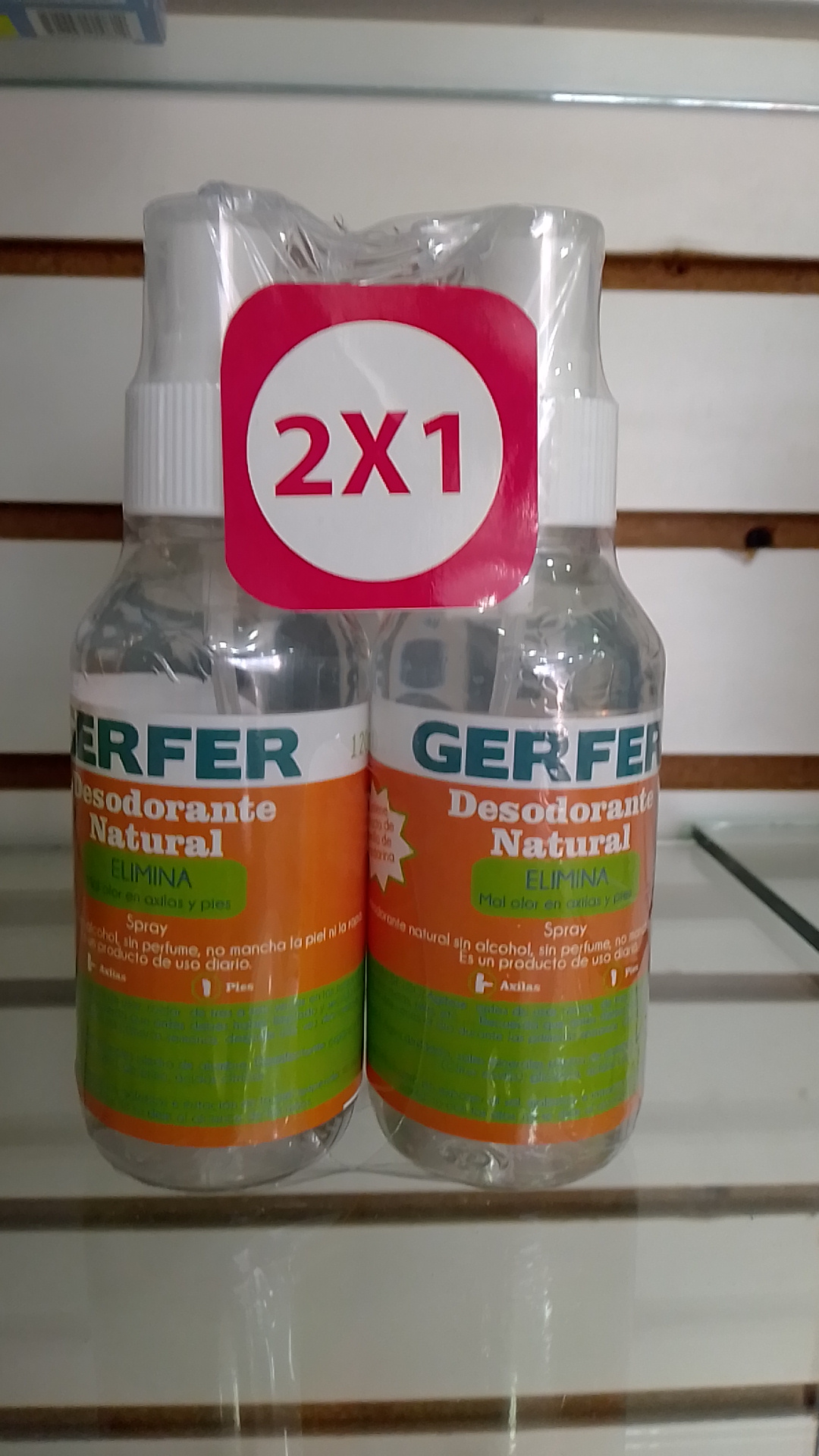 DESODORANTE NATURAL 120ml. GERFER - Haga un click en la imagen para cerrar